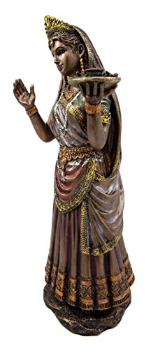 Ebros Gift Hindu Goddess Of Absolute Truth Love & Forgiveness Radha Decorative Figurine 10.25"H