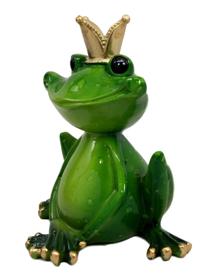 Ebros Gift Kiss A Frog Prince Charming With Crown Decorative Figurine 4.5" H
