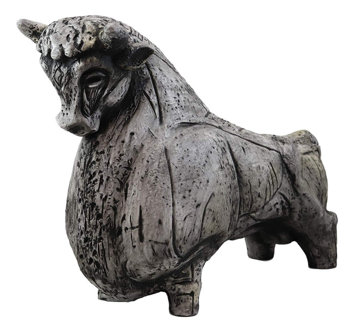 Ebros Gift Large 18.5" L Bovine Bull Cow Statue Reproduction By Viktor Schreckengost 1955 Replica Cleveland Museum Of Art Gallery Quality Home Decor Centerpiece Figurine Animal Bulls Cows Sculpture