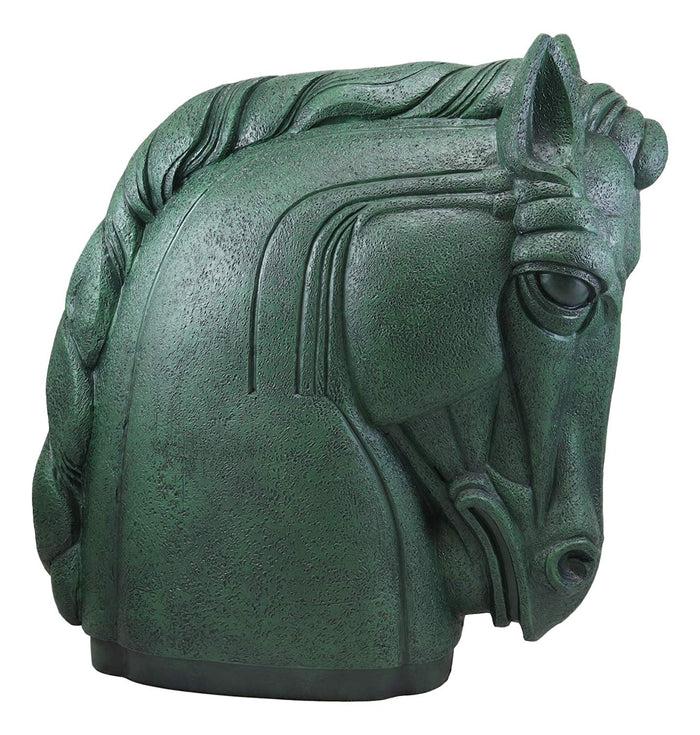 Ebros Gift Large 19" Tall Gallery Quality O'Neill Memorial Monument Horse Head Statue By Viktor Schreckengost Replica Horses Heads Sculpture Mantlepiece Centerpiece Decor Home And Office