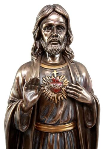 Ebros Gift Large Sacred Heart Of Jesus Christ Figurine 18.25" H Roman Catholic Devotion Sculpture