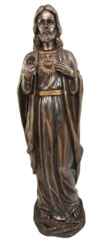 Ebros Gift Large Sacred Heart Of Jesus Christ Figurine 18.25" H Roman Catholic Devotion Sculpture
