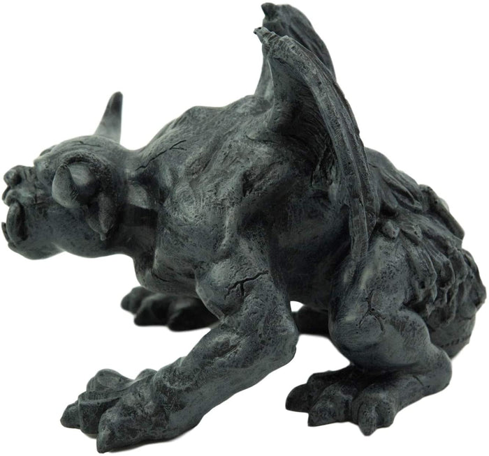 Ebros Gift Matador De Toros Winged Bull Horned Gargoyle Bellowing Statue 6" Tall