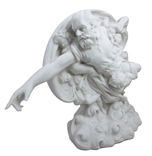 Ebros Gift Michelangelo Sistine Chapel The Creation Of Man Almighty God Resin Figurine 13.5"L