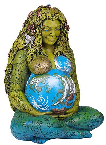 Ebros Gift Millennial Gaia Earth Mother Goddess Figurine 14" Tall By Oberon Zell