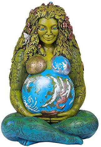Ebros Gift Millennial Gaia Earth Mother Goddess Figurine 14" Tall By Oberon Zell
