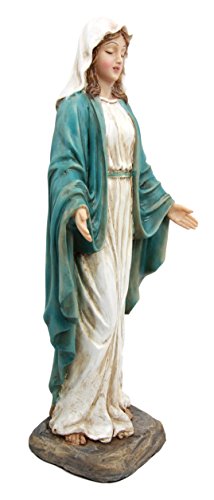 Ebros Gift Our Lady Of Grace Virgin Mary Decorative Figurine 10.25"H