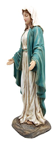 Ebros Gift Our Lady Of Grace Virgin Mary Decorative Figurine 10.25"H