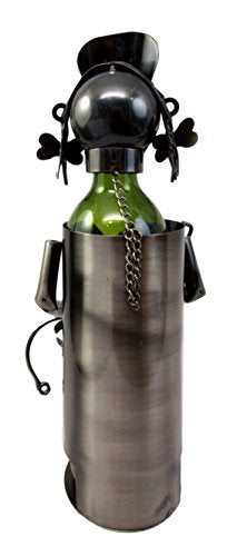 Ebros Gift Registered Nurse On Duty Hospital Clinic Hand Made Metal Wine Bottle Holder Caddy Great Gift For Nurses