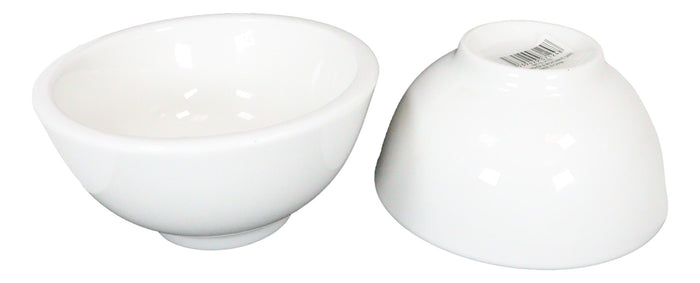 Ebros Gift Restaurant Grade Superior Quality Thick Wall Rice Bowl 8 Oz 4.25" Diameter Set Of 4