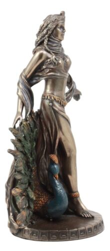 Ebros Gift Roman Juno Greek Goddess Hera With Sacred Peacock Statue