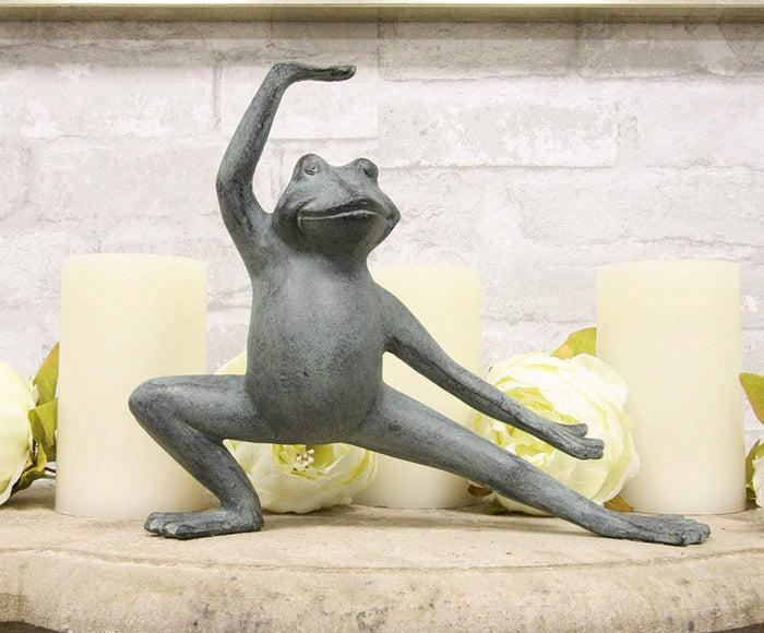 Ebros Gift Verdi Green Aluminum Metal Whimsical Tai Chi Kung Fu Frog Garden Statue Zen Feng Shui Martial Arts Frogs Home Garden Patio Pool Decorative Sculpture (Crouching Stance) Ebros Gift Verdi Green Aluminum Metal Whimsical Tai Chi Kung Fu Frog Garden Statue Zen Feng Shui Martial Arts Frogs Home Garden Patio Pool Decorative Sculpture (Crouching Stance)