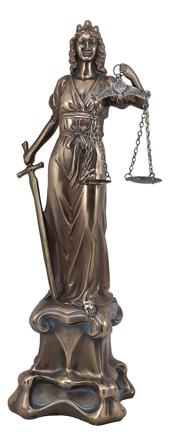 Ebros Greek Goddess Lady Of Justice Statue 16"H La Justicia Themis Dike Figurine Decor