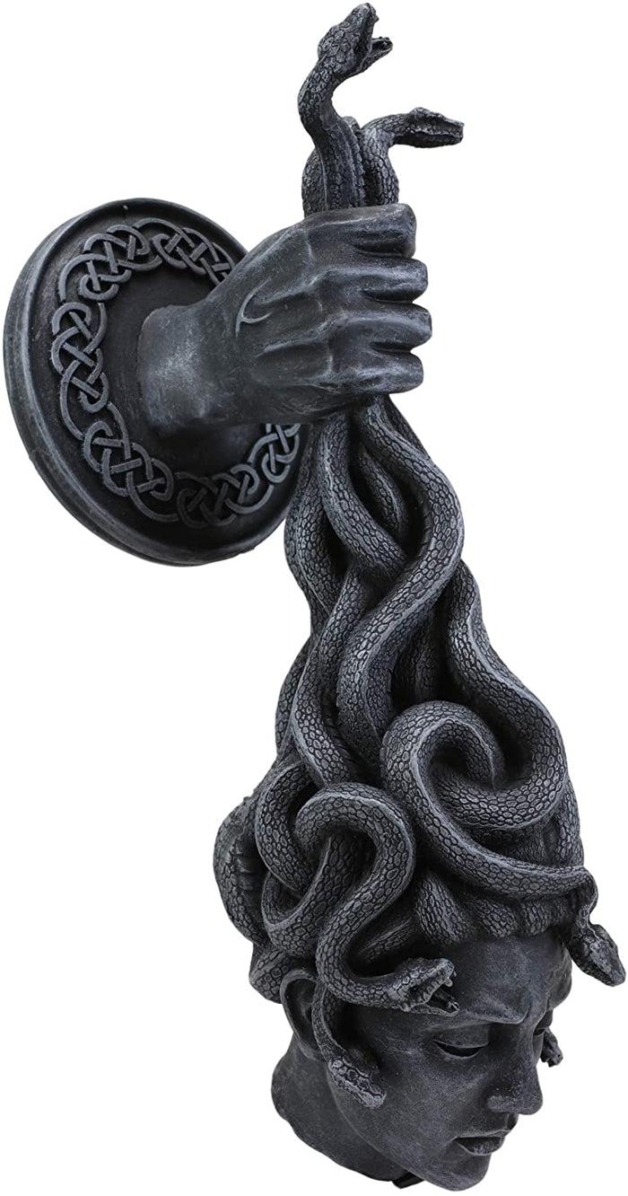 Ebros Greek Goddess Medusa Hanging From Perseus Hand Wall Decor Plaque 12.25" H