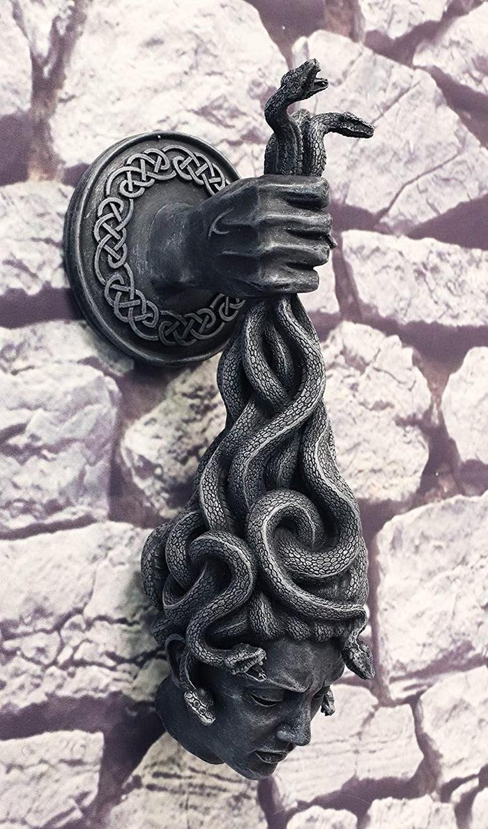 Ebros Greek Goddess Medusa Hanging From Perseus Hand Wall Decor Plaque 12.25" H