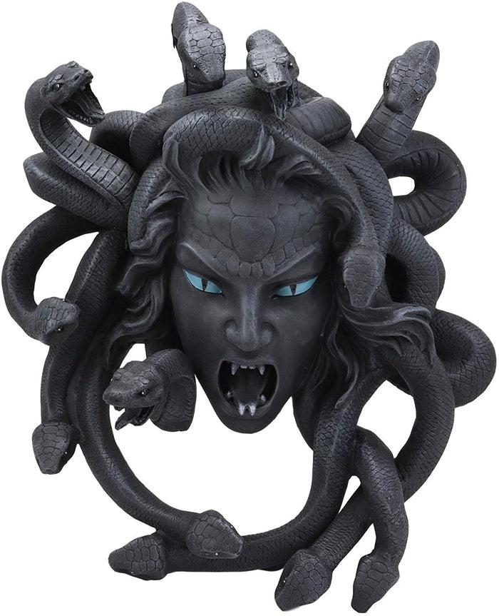 Ebros Greek Mythology Gorgon Goddess Medusa Head With Hair Of Snakes Wall Decor