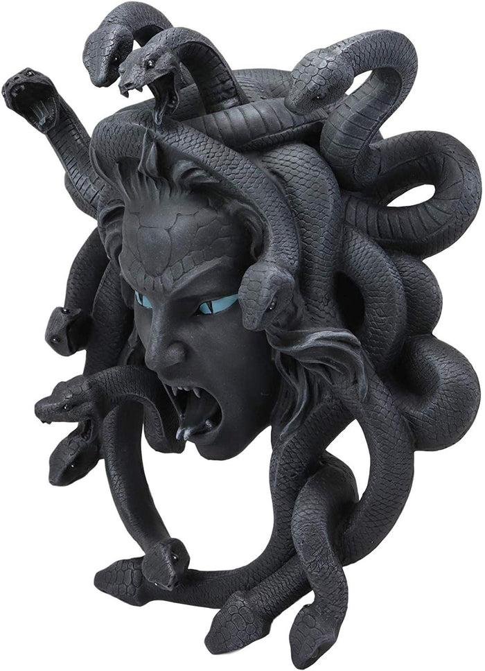 Ebros Greek Mythology Gorgon Goddess Medusa Head With Hair Of Snakes Wall Decor