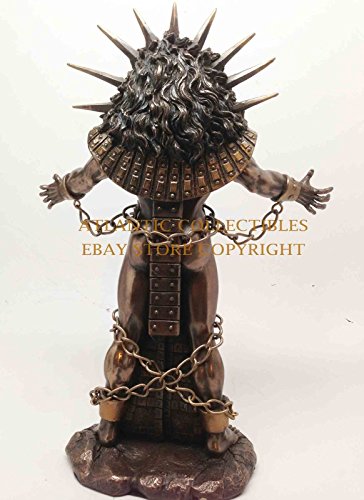 Ebros Greek Primordial Titan Celestial Heavens Chained Hyperion Statue Father Of Helios God Of Light Sun Figurine 10"H