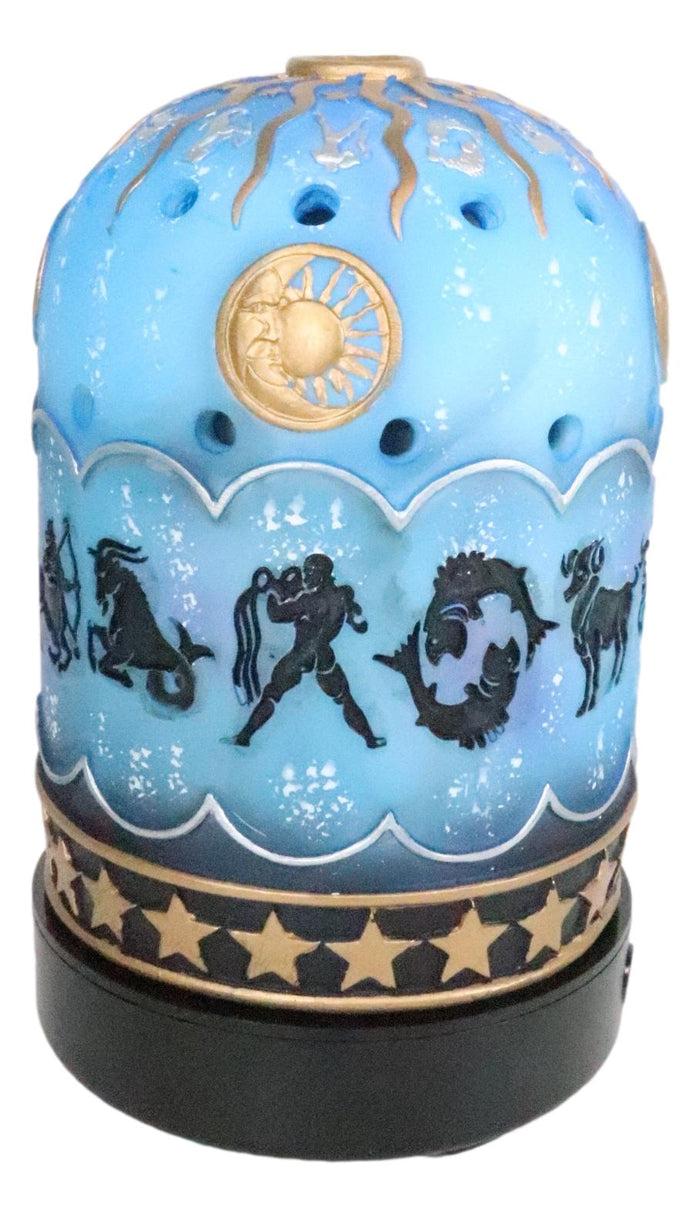 Ebros Greek Zodiac Signs Sun Moon Horoscopes Aroma Oil Diffuser With LED Night Lights