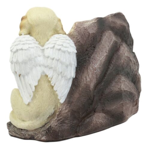 Ebros In Memory Of A Loyal Friend Labrador Retriever Dog With Angel Wings Statue 8.5" Long
