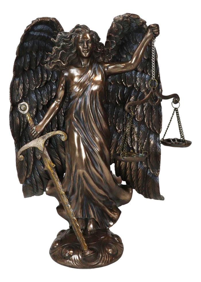 Ebros Judaic Archangel Saint Raguel Statue Angel Of Justice 9.75"H Figurine
