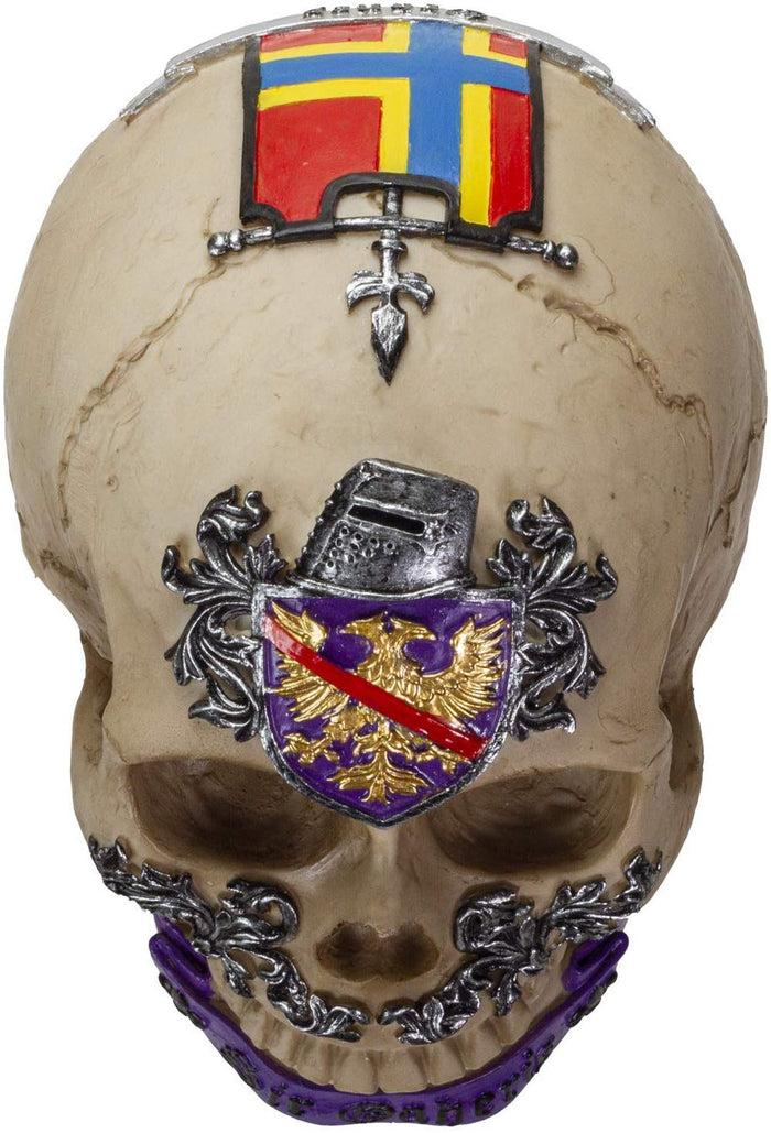 Ebros Knights Of The Round Table King Arthur Skulls Sir Gaheris Skull Figurine