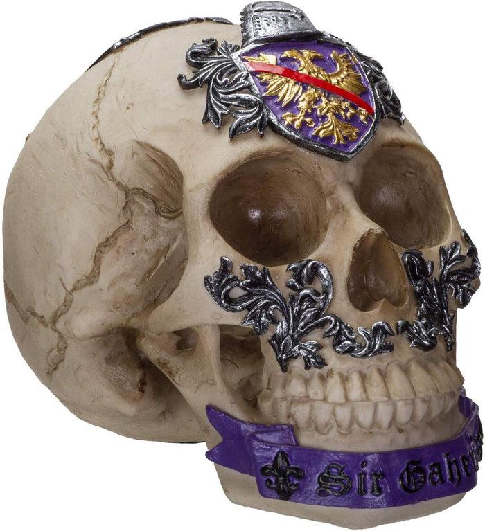 Ebros Knights Of The Round Table King Arthur Skulls Sir Gaheris Skull Figurine