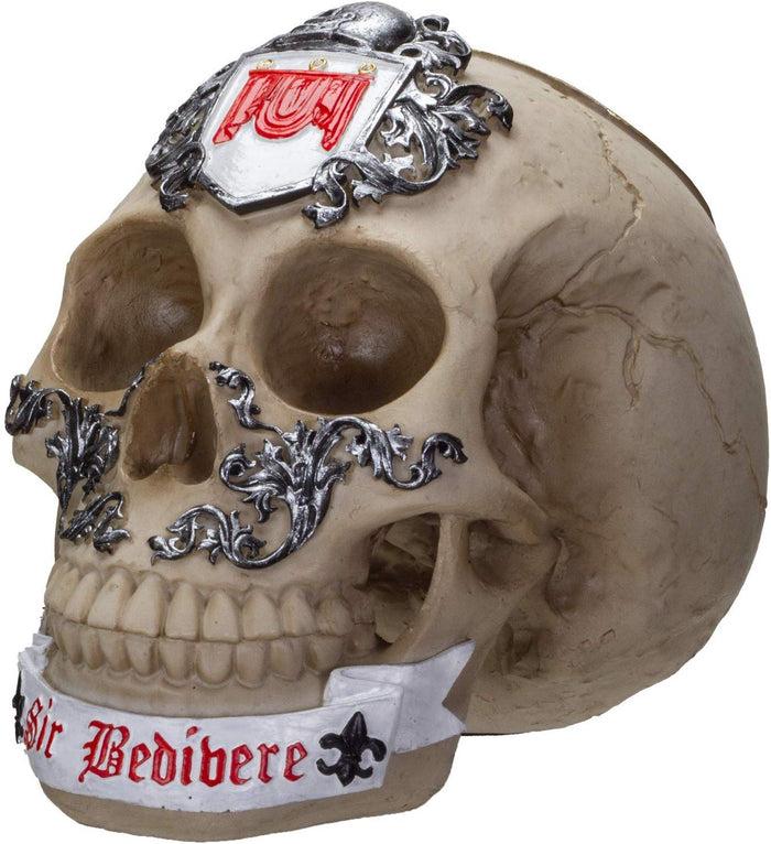 Ebros Knights Of The Round Table King Arthur Skulls Sir Bedivere Skull Figurine