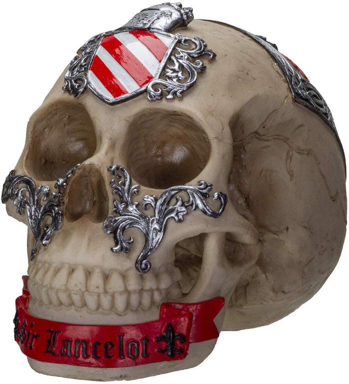 Ebros Knights Of The Round Table King Arthur Skulls Sir Lancelot Skull Figurine