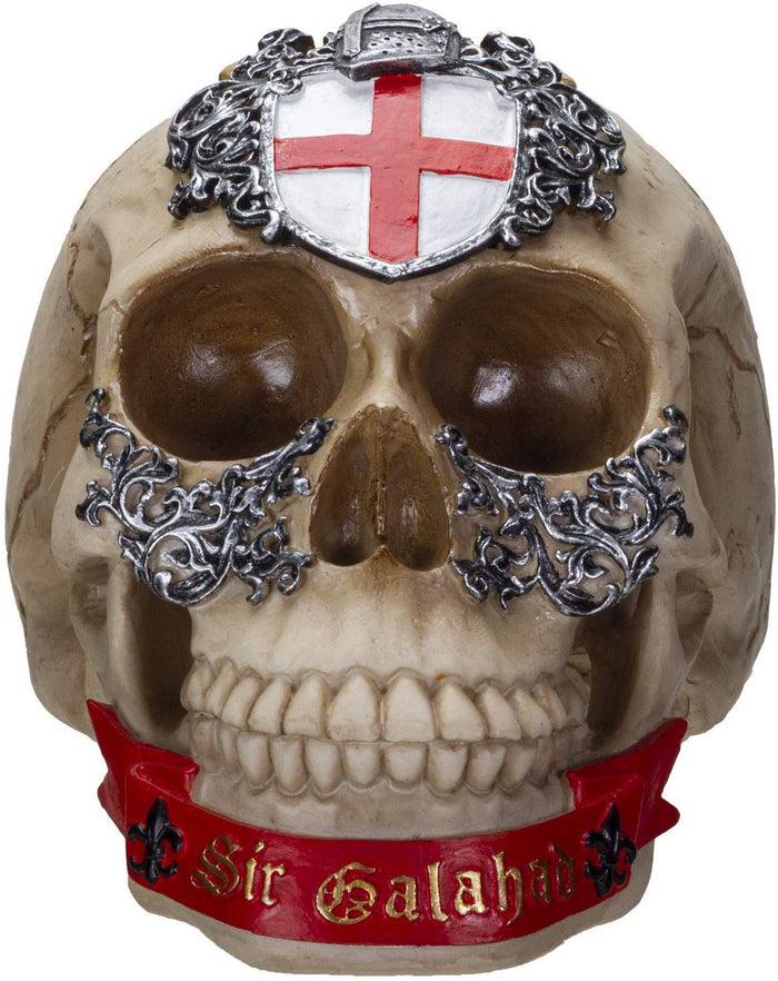 Ebros Knights Of The Round Table King Arthur Skulls Sir Galahad Skull Figurine