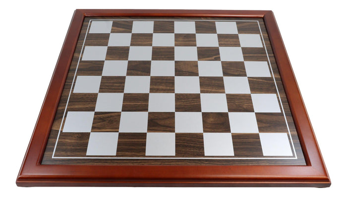 Ebros Large 19" By 19" Wooden Chess Board With Chocolate Wood Borders Gaming