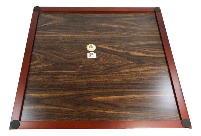 Ebros Large 19" By 19" Wooden Chess Board With Chocolate Wood Borders Gaming