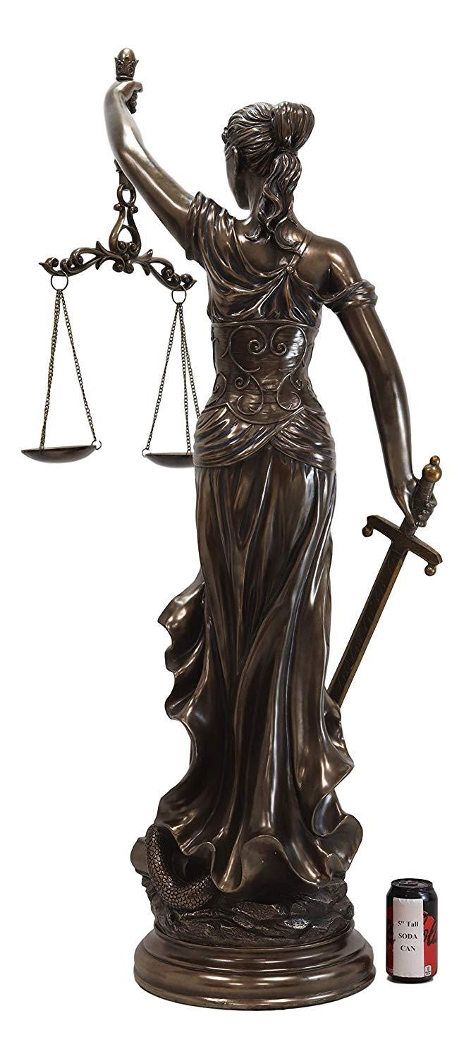 Ebros Large 4 Feet Greek Goddess Lady Of Justice Blindfolded La Justica Themis Statue