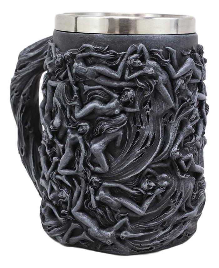 Ebros Large Gothic Ossuary Sexy Nude Erotica Tantric Voodoo Tattoo Morphing Female Bodies Coffee Mug Drinking Cup Tankard