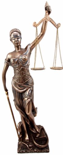 Ebros Large Greek Lady Goddess Of Justice La Justica Dike Bronzed Resin Figurine 18"H