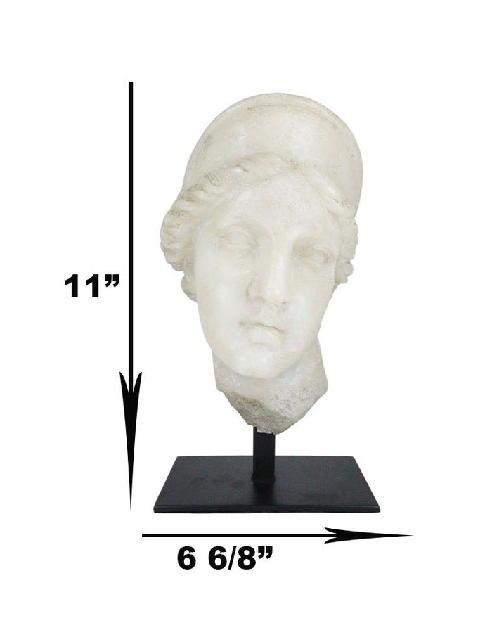 Ebros Large Greek Roman Goddess Aphrodite Head Bust Reproduction Statue 12"H