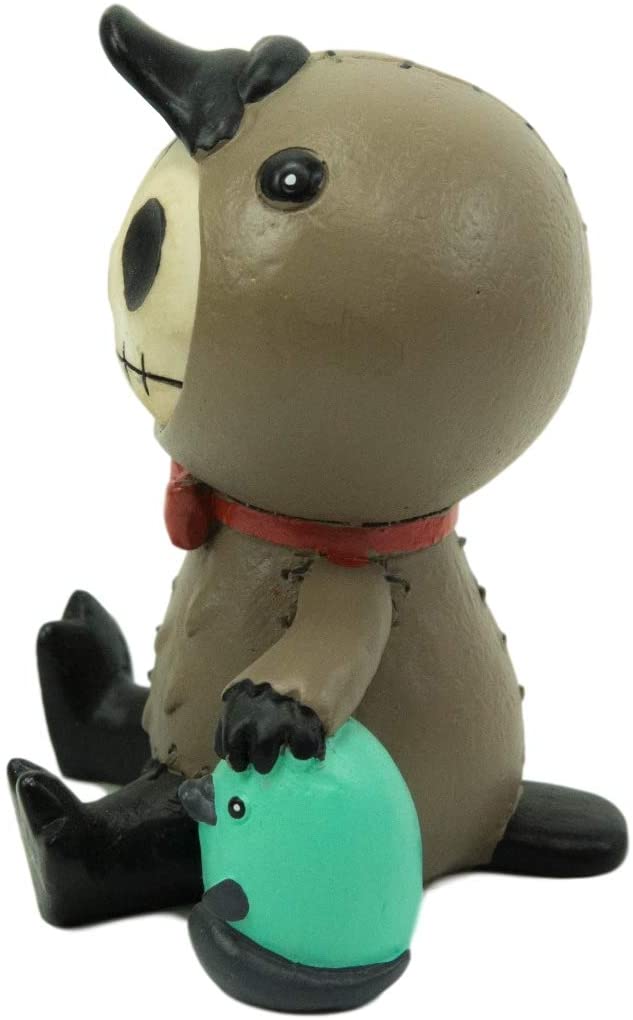 Ebros Larger Furry Bones Platypus Bill Holding Egg Figurine 4" Tall Skeleton