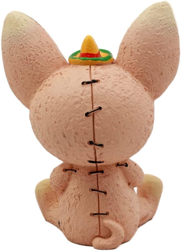 Ebros Latin Chihuahua Taco Furrybones Figurine 3.5" H Skeleton Collectible