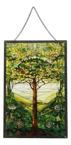 Ebros Louis Tiffany Northrop Memorial Window Collection Tree Of Life Stained Glass Art
