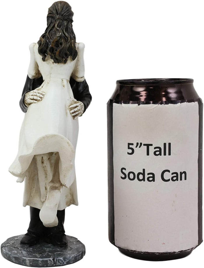 Ebros Love Never Dies Skeleton Wedding Groom Holding Bride Figurine Cake Topper