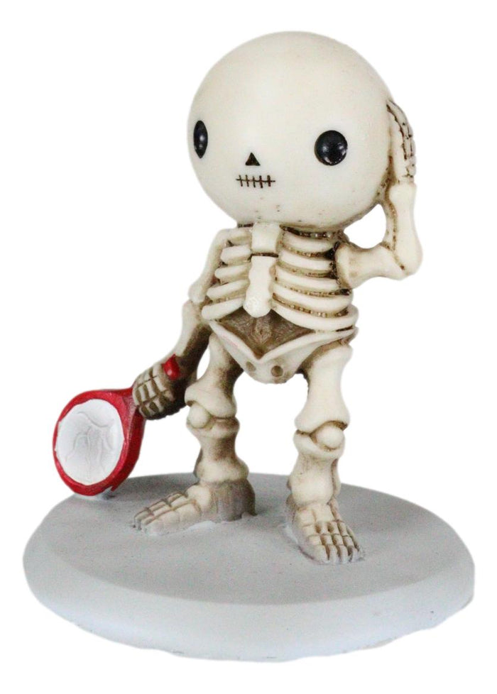 Ebros Lucky Breaks A Mirror Collectible Figurine 3.5" Tall Skeleton Boy Statue