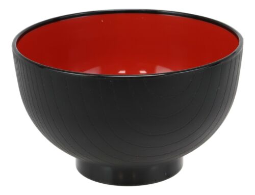 Ebros Made In Japan Traditional Rice Bowl 4.5"Dia 8oz Wood Grain Pattern 1 PC