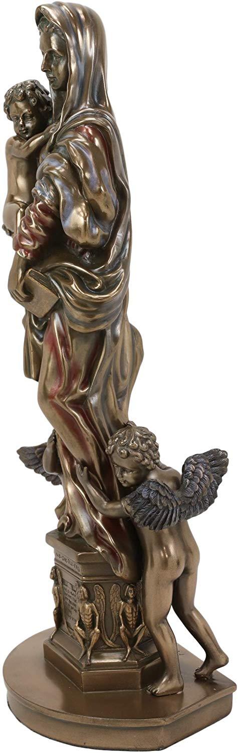 Ebros Madonna Of The Harpies Statue Catholic Figurine 12"H Del Sarto Replica