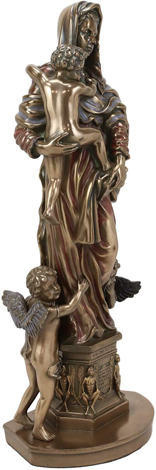 Ebros Madonna Of The Harpies Statue Catholic Figurine 12"H Del Sarto Replica