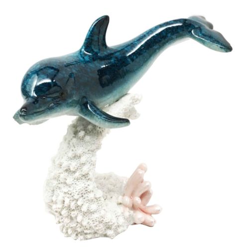Ebros Marine Ocean Bottlenose Dolphin Swimming Under Sea Figurine Collectible