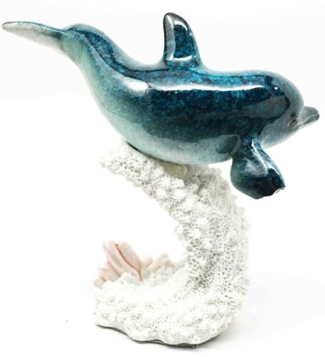 Ebros Marine Ocean Bottlenose Dolphin Swimming Under Sea Figurine Collectible