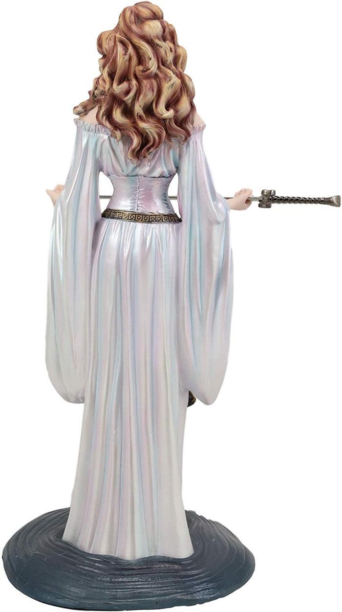 Ebros Medieval Arthurian Legend Lady Of The Lake Holding Excalibur Statue 13.5 H