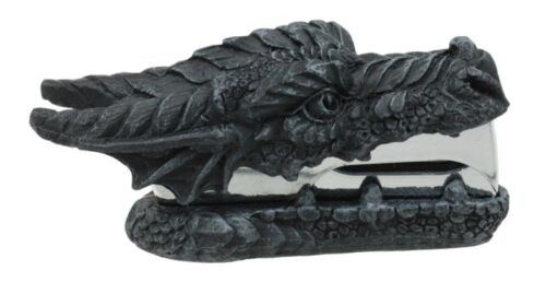 Ebros Medieval Fantasy Decor Stationery Smaug Fire Dragon Head Staple Remover Figurine