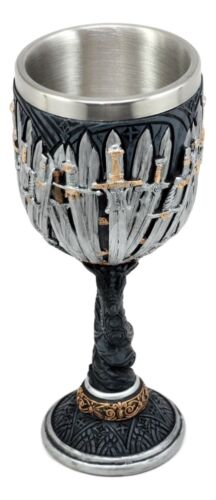Ebros Medieval Twisted Dragons Iron Throne Legend Of The Swords Wine Goblet