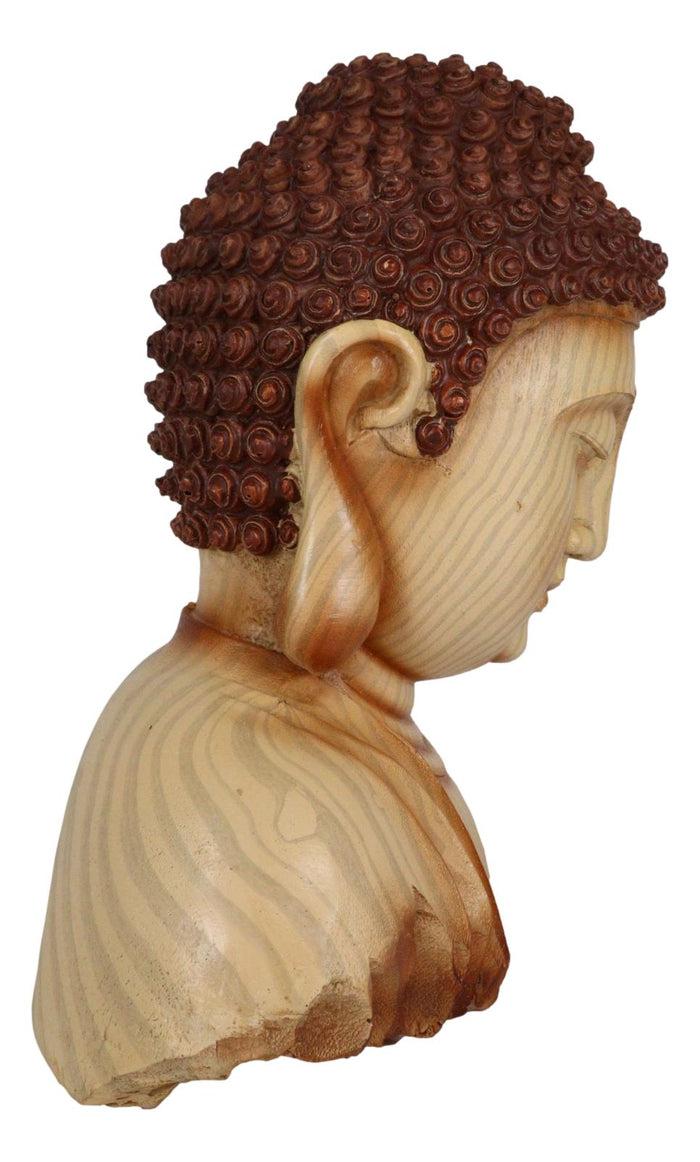 Ebros Medium Feng Shui Shakyamuni Buddha Gautama Bust With Ushnisha Figurine